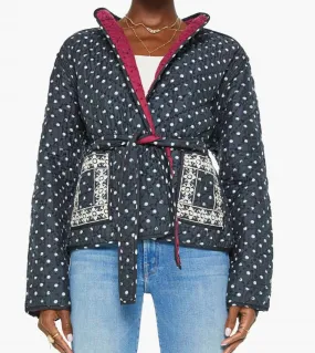 Alix Of Bohemia - Tamil Dot Silk Jacket