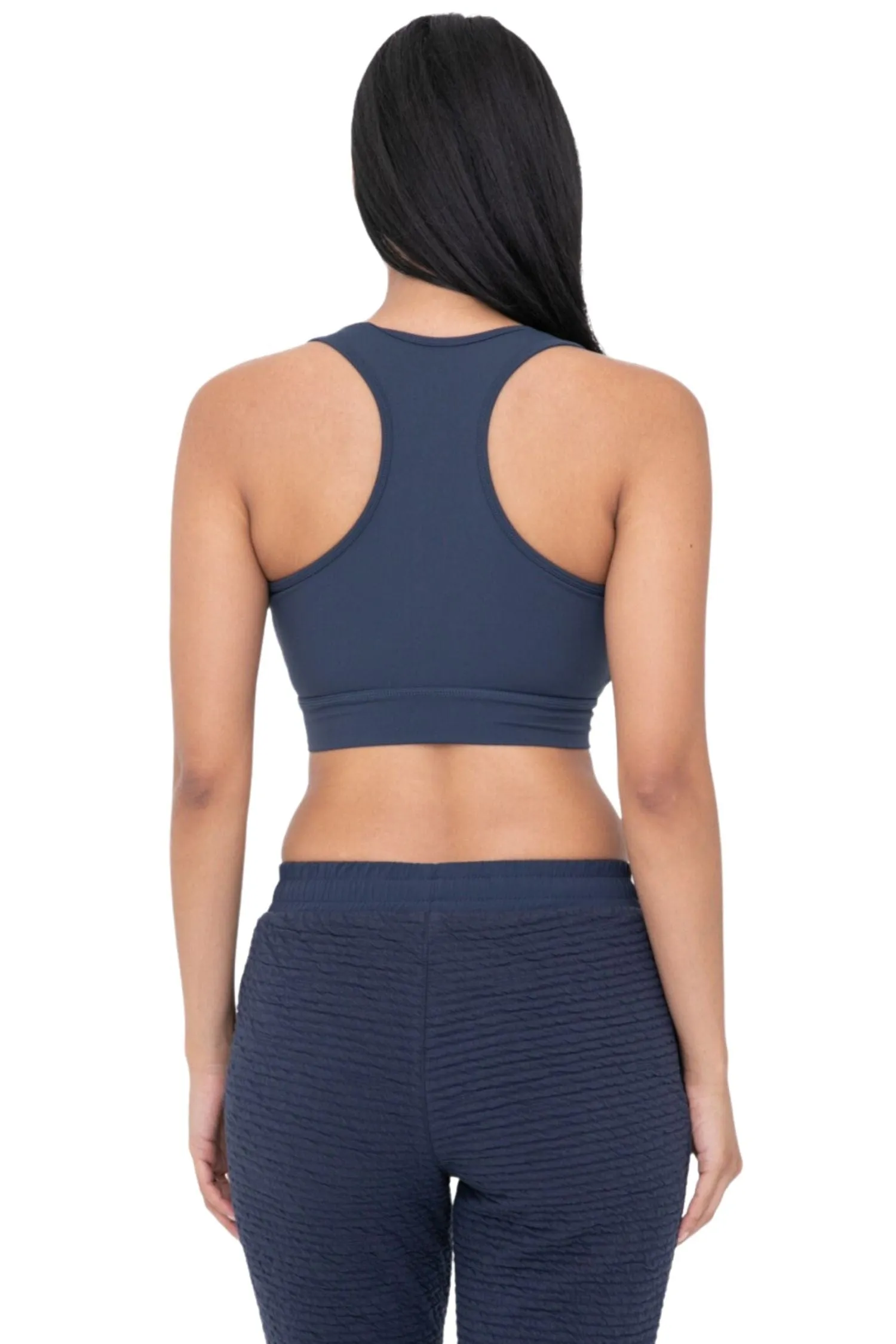 Crossover V-Neck Sports Bra