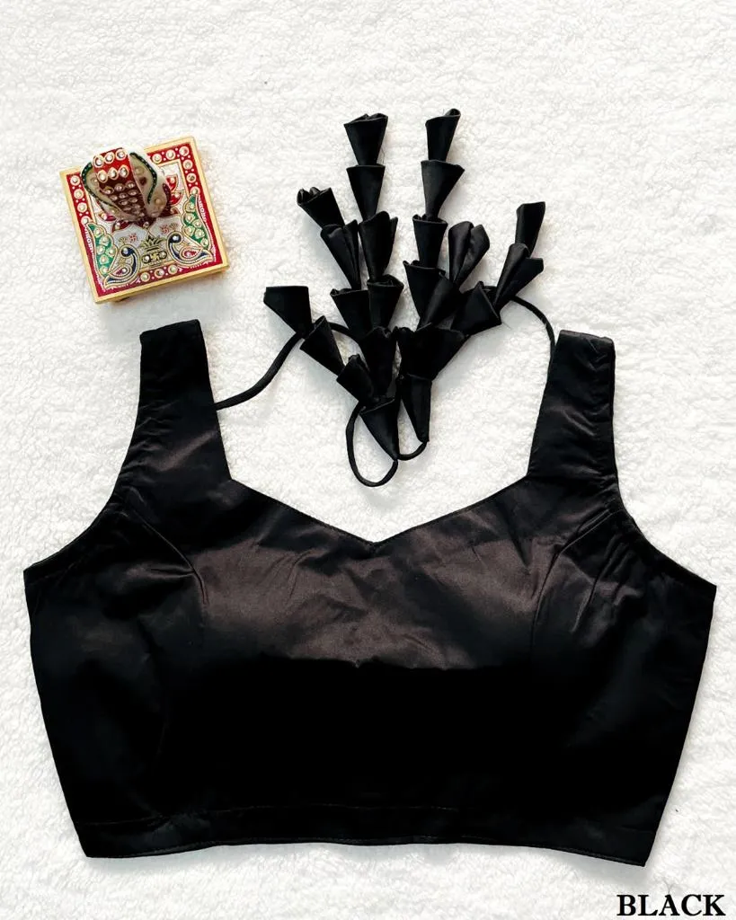 FANCY RAW SILK BLOUSE
