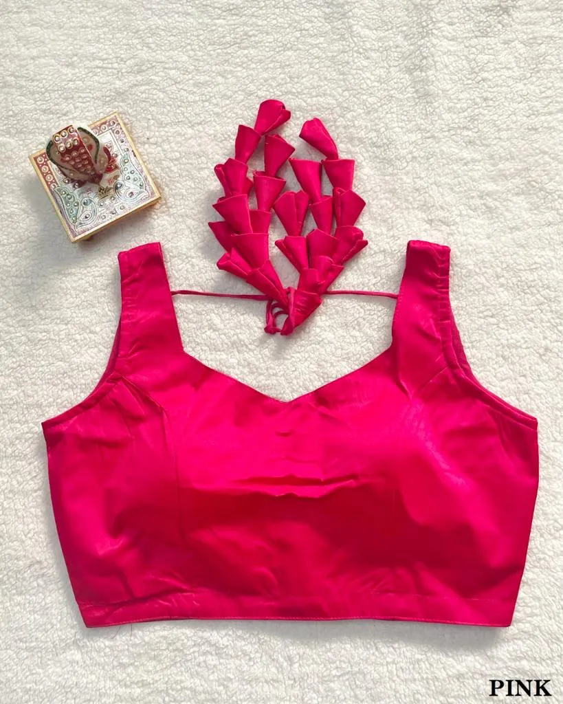 FANCY RAW SILK BLOUSE