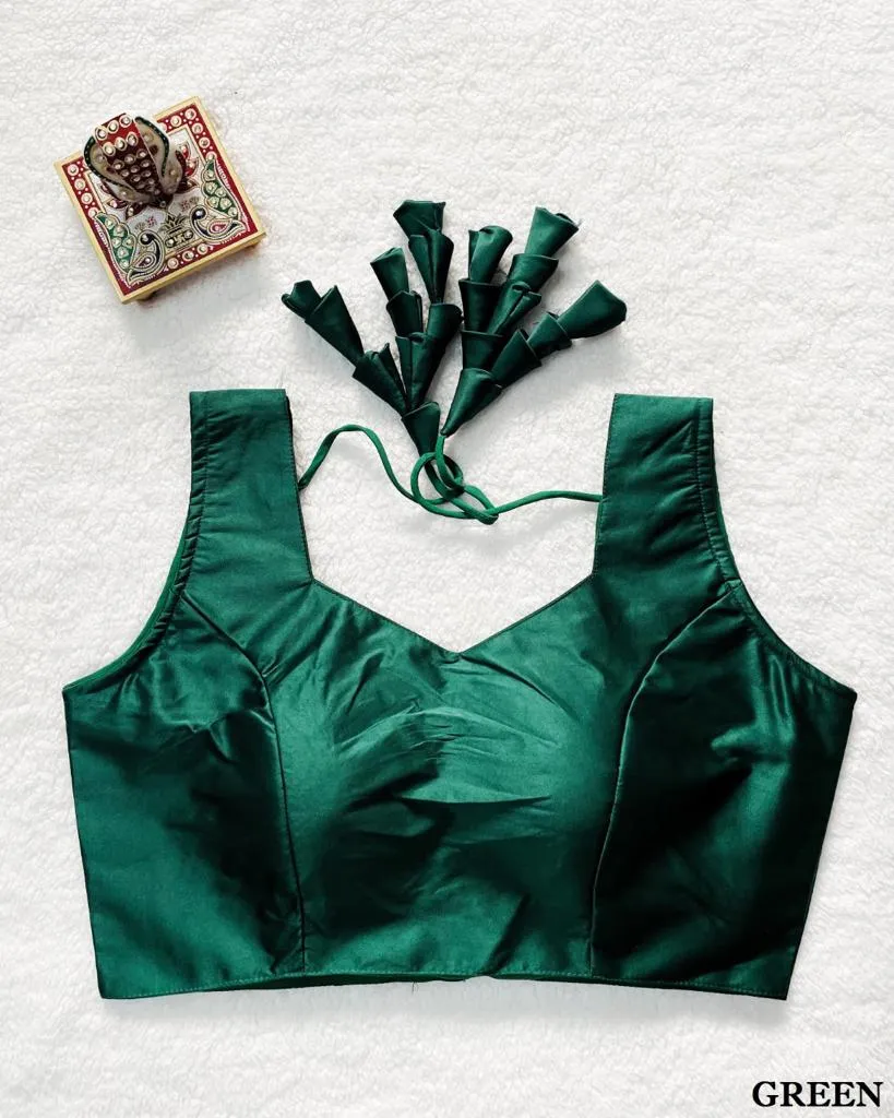FANCY RAW SILK BLOUSE