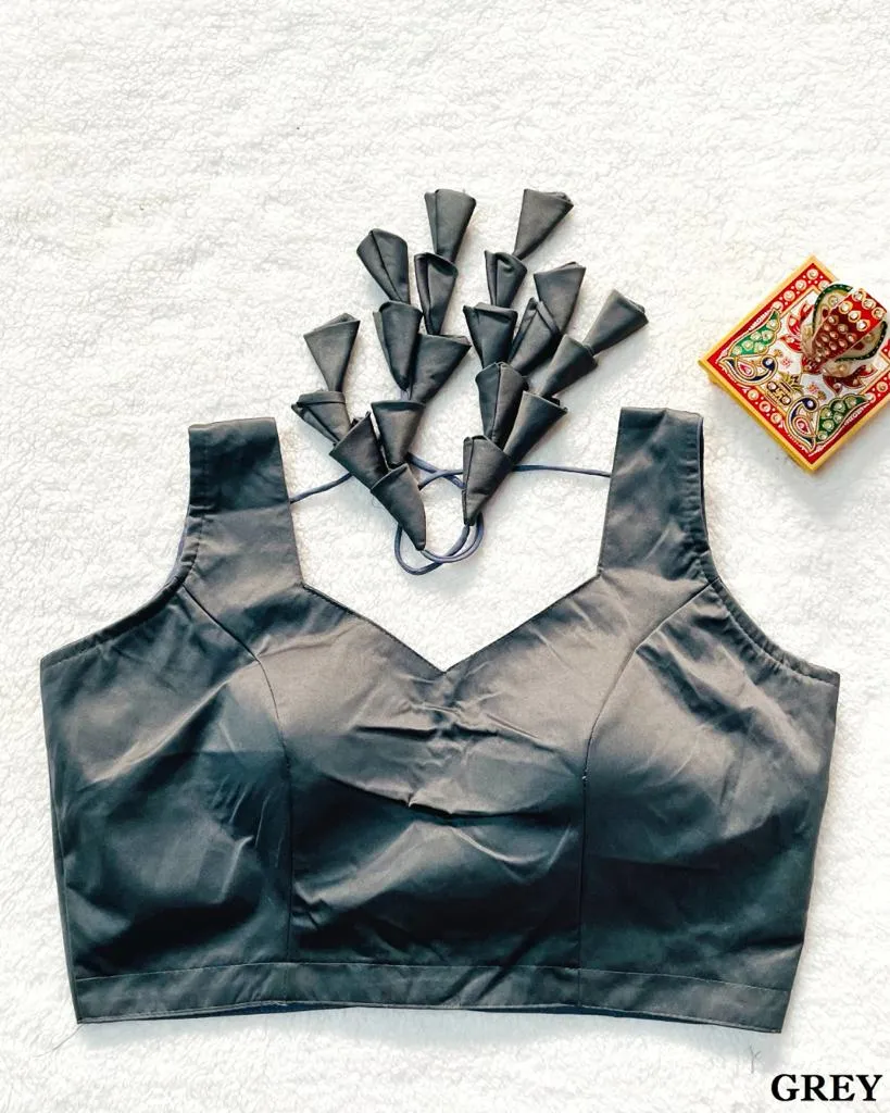 FANCY RAW SILK BLOUSE