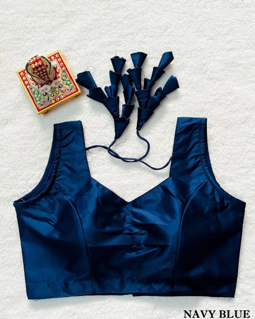 FANCY RAW SILK BLOUSE