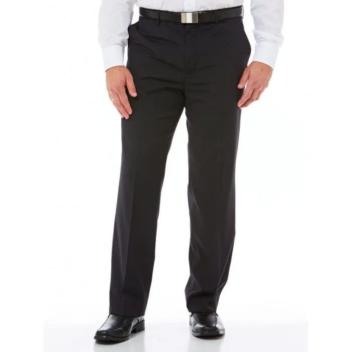 Mens Microfibre Trousers Dress Business Formal Office Pants Wrinkle-Friendly