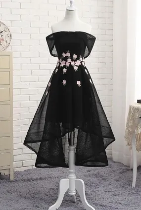 Off Shoulder High Low Fashionable Party Dress, Homecoming Dresses, Lovely Formal Dresses