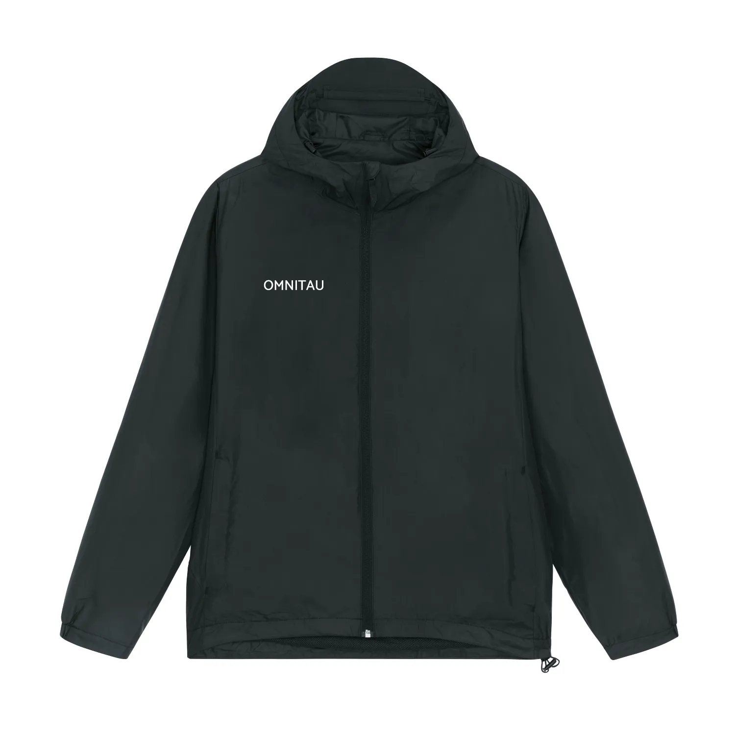 Omnitau Men's Team Sports Recycled Spray Jacket - Black