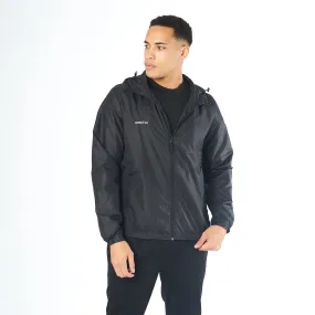 Omnitau Men's Team Sports Recycled Spray Jacket - Black