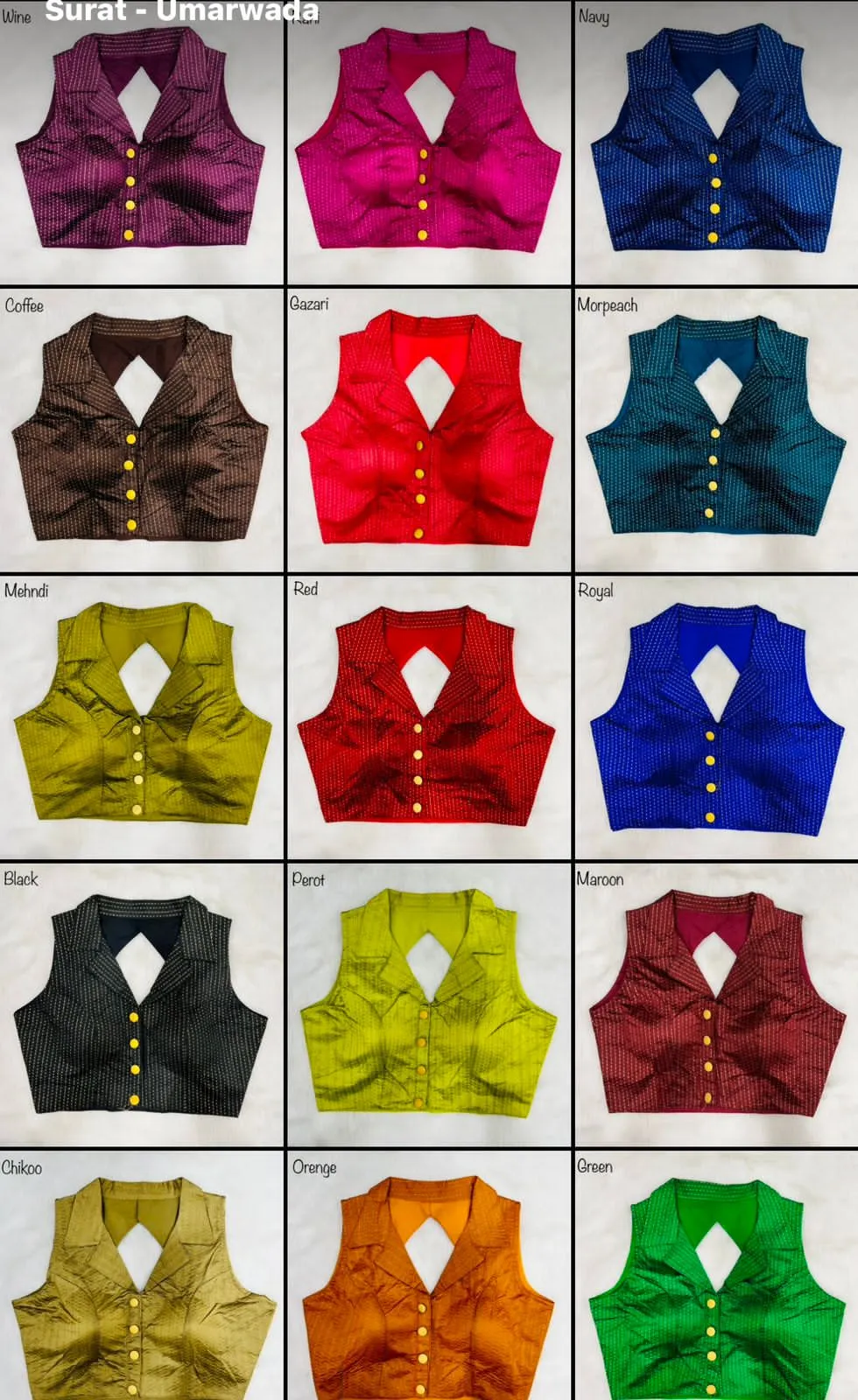 Party Wear Shirt Collar Blouse