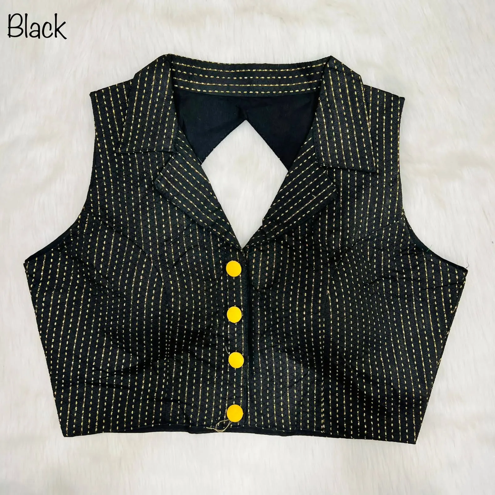 Party Wear Shirt Collar Blouse