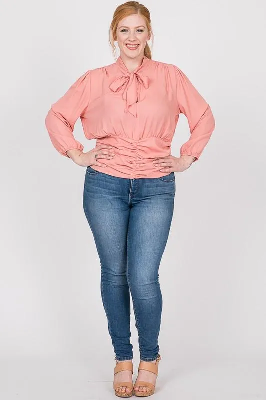 Pre-Order Business Time Smocking Blouse