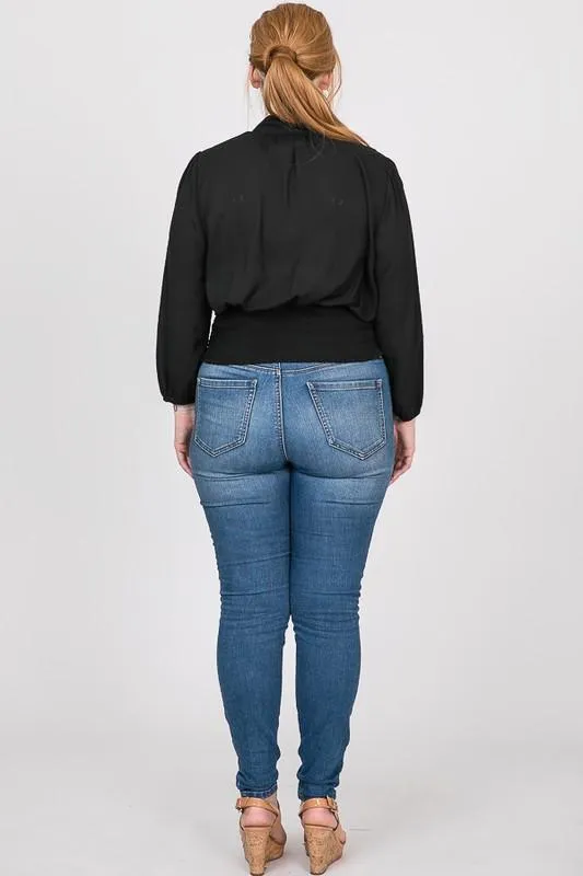 Pre-Order Business Time Smocking Blouse