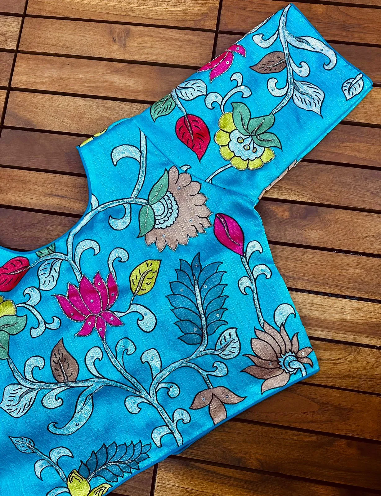 Pure Silk Hand Paint Blouse