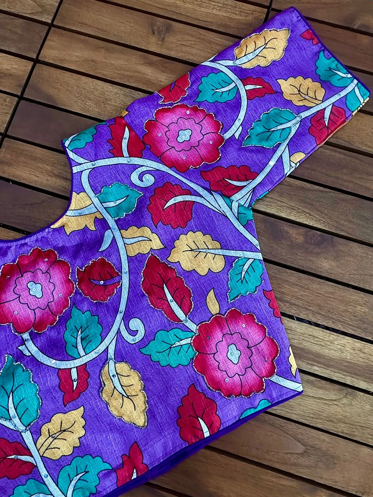 Pure Silk Hand Paint Blouse
