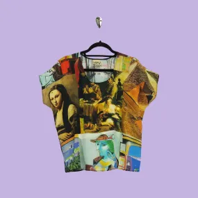 Shell in Intuition Multicolor Printed Silk