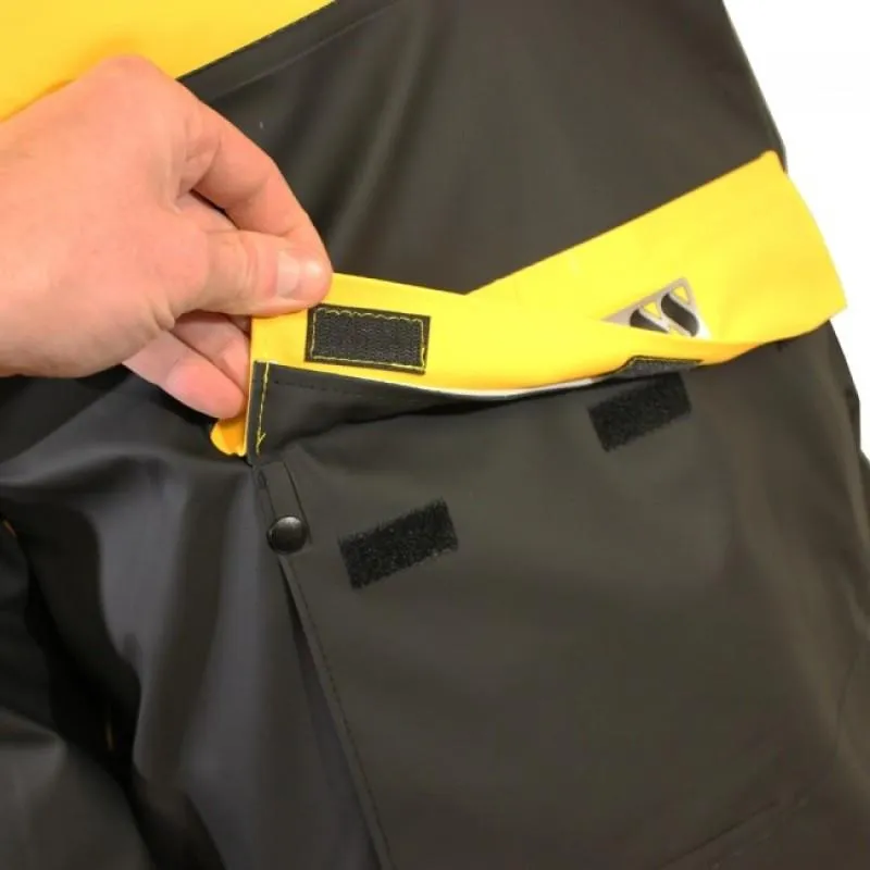 Vass-Tex Team Vass 350 Winter Lined Waterproof Smock Black Yellow